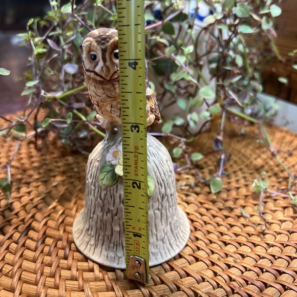 Vintage Owl Fine Bone China Towle Bird Bell, Tip Of Tail Chipped - Picture 6 of 7